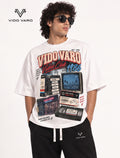 Video Club 1986 Graphic Oversized T-Shirt- White