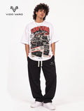 Motor Club 1986 Graphic Oversized T-Shirt- White