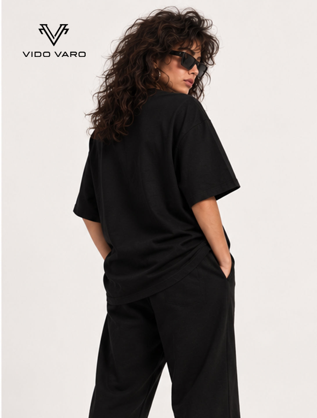 Class of 1986 Girl Graphic Oversized T-Shirt- Black