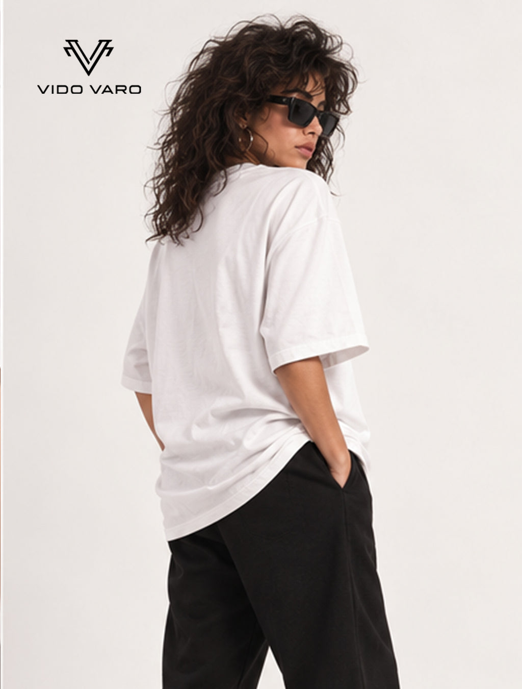 Class of 1986 Girl Graphic Oversized T-Shirt- White
