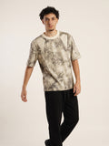 washed Marble Effect T-Shirt