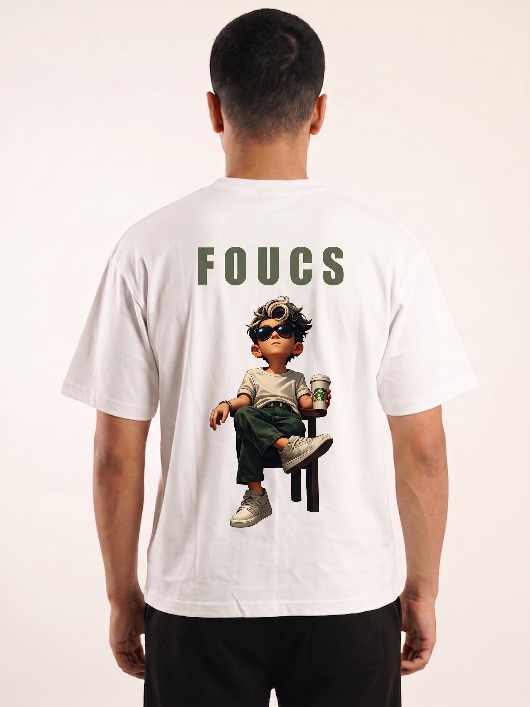 Focus Graphic Oversized T-Shirt