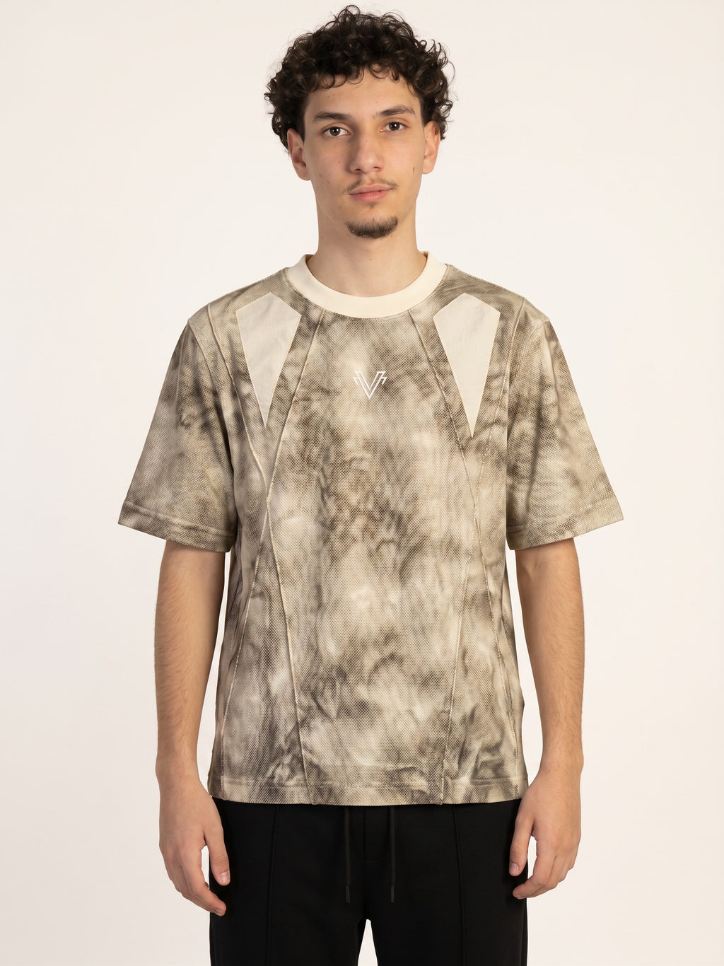 washed Marble Effect T-Shirt