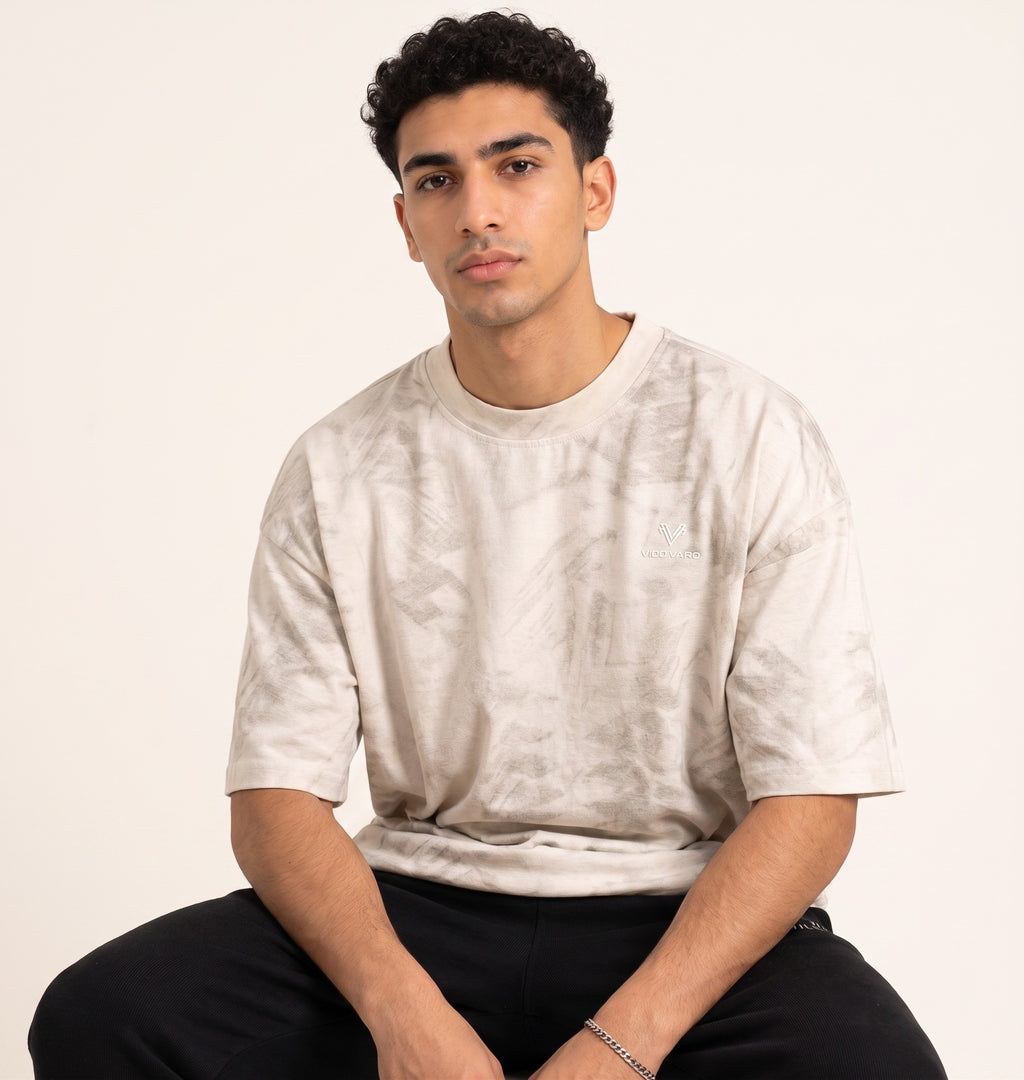 Washed Marble Oversized T-Shirt