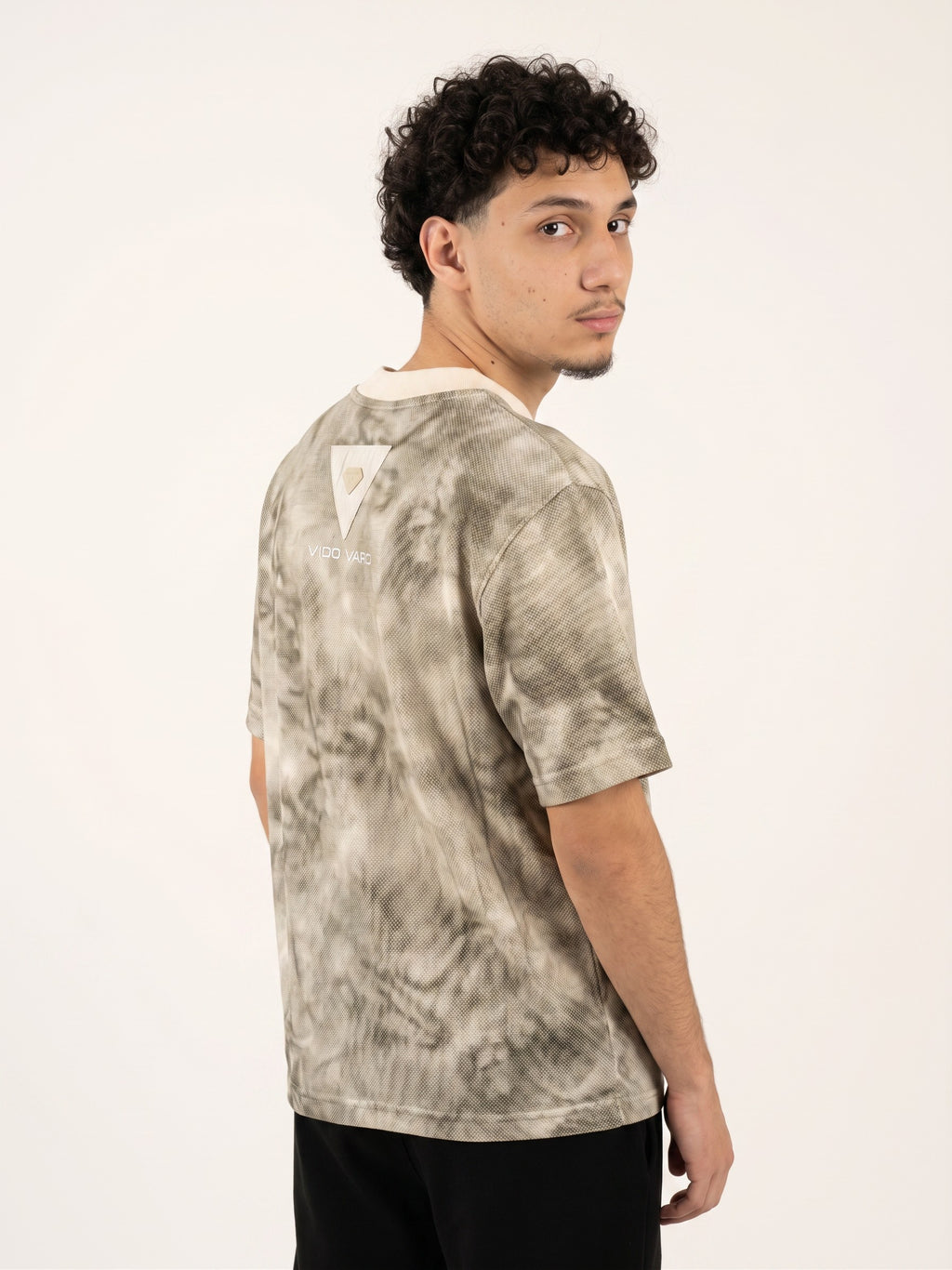 washed Marble Effect T-Shirt