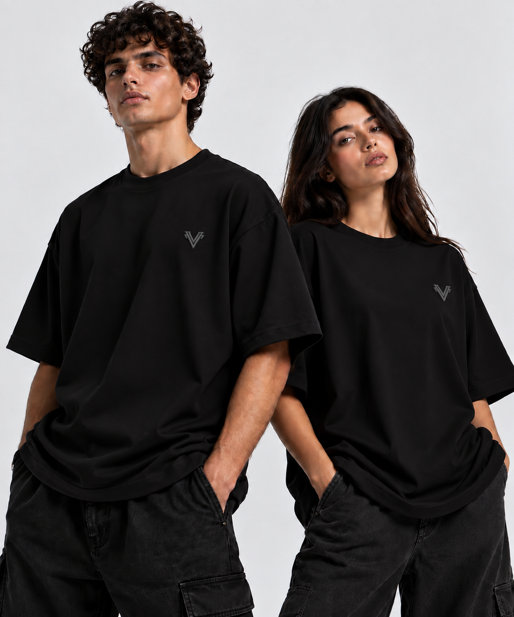 Basic Oversized T-Shirt – Black
