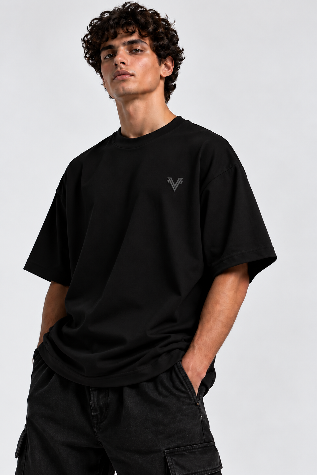 Basic Oversized T-Shirt – Black
