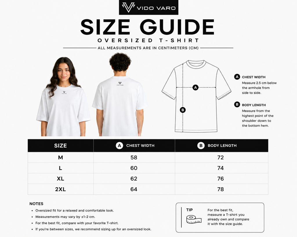 Basic Oversized T-Shirt – White