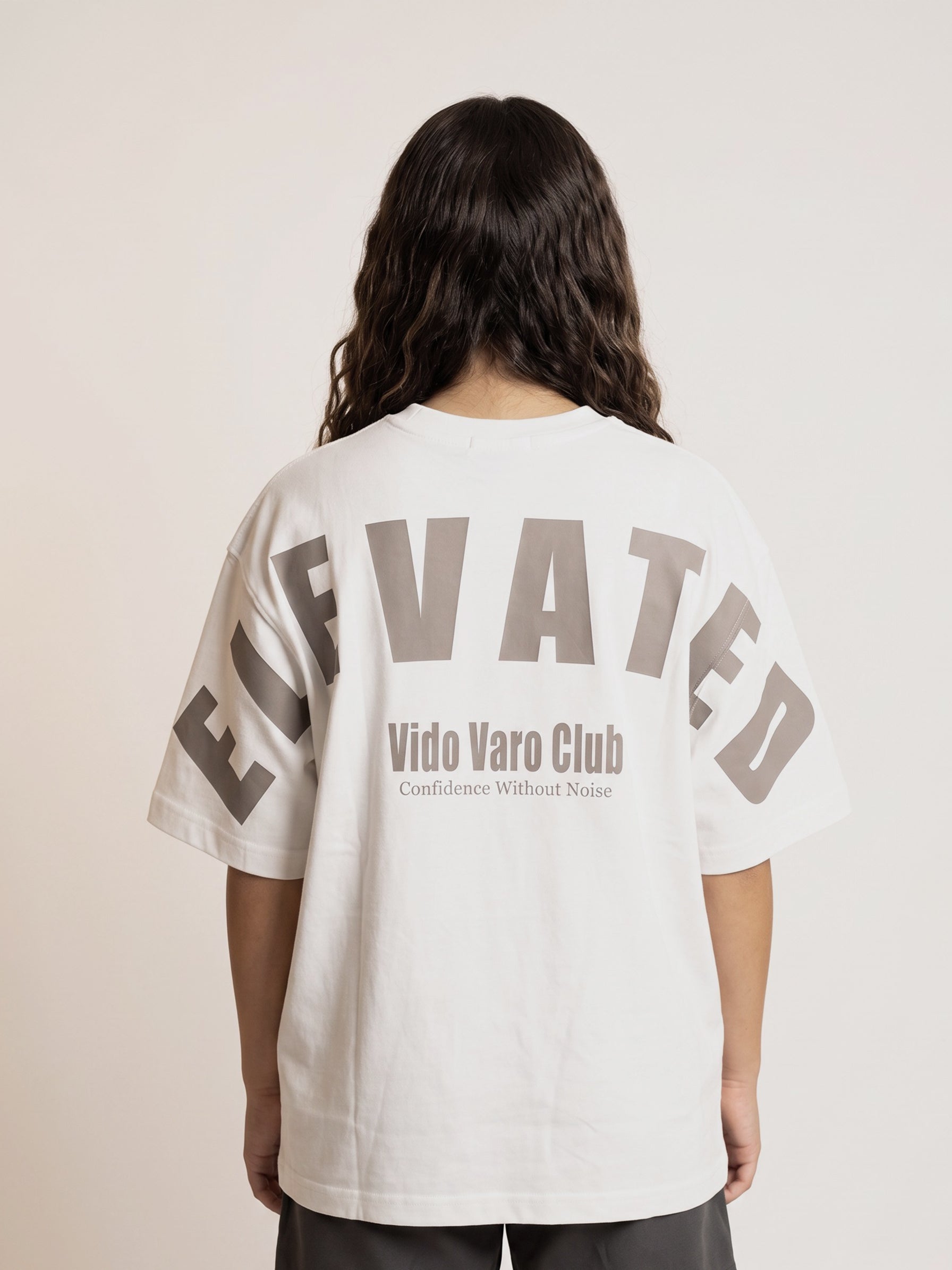 Oversized Back Print T-Shirt