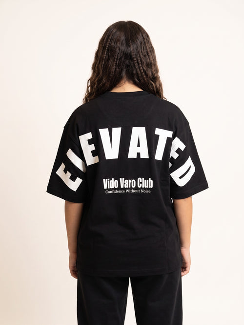 ELEVATED Oversized black T-Shirt
