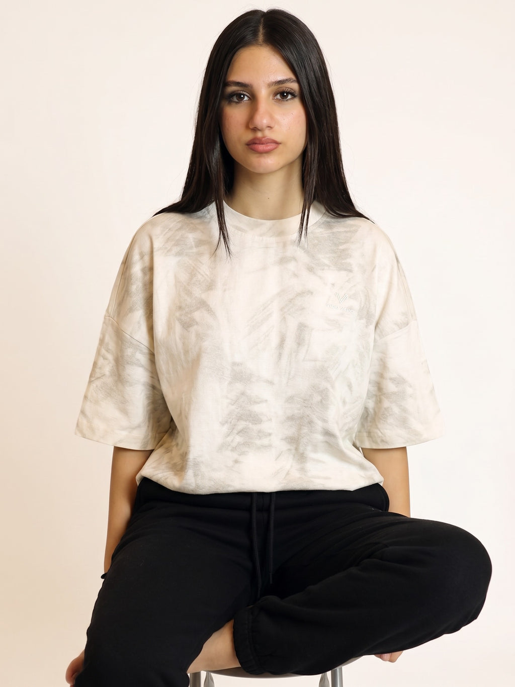 Washed Marble Oversized T-Shirt
