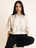 Washed Marble Oversized T-Shirt