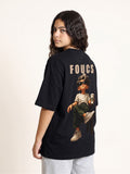 Focus Graphic Oversized T-Shirt