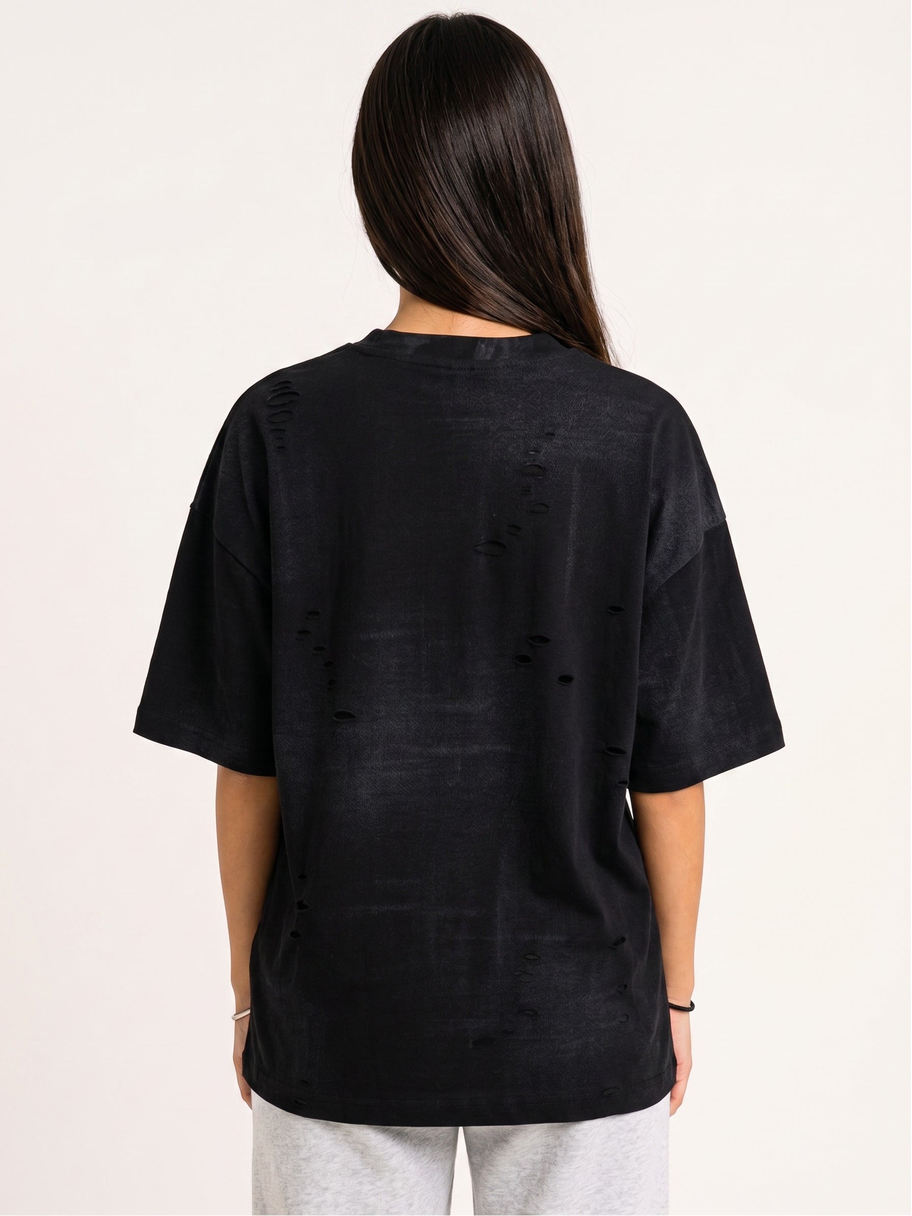 Distressed Oversized T-Shirt