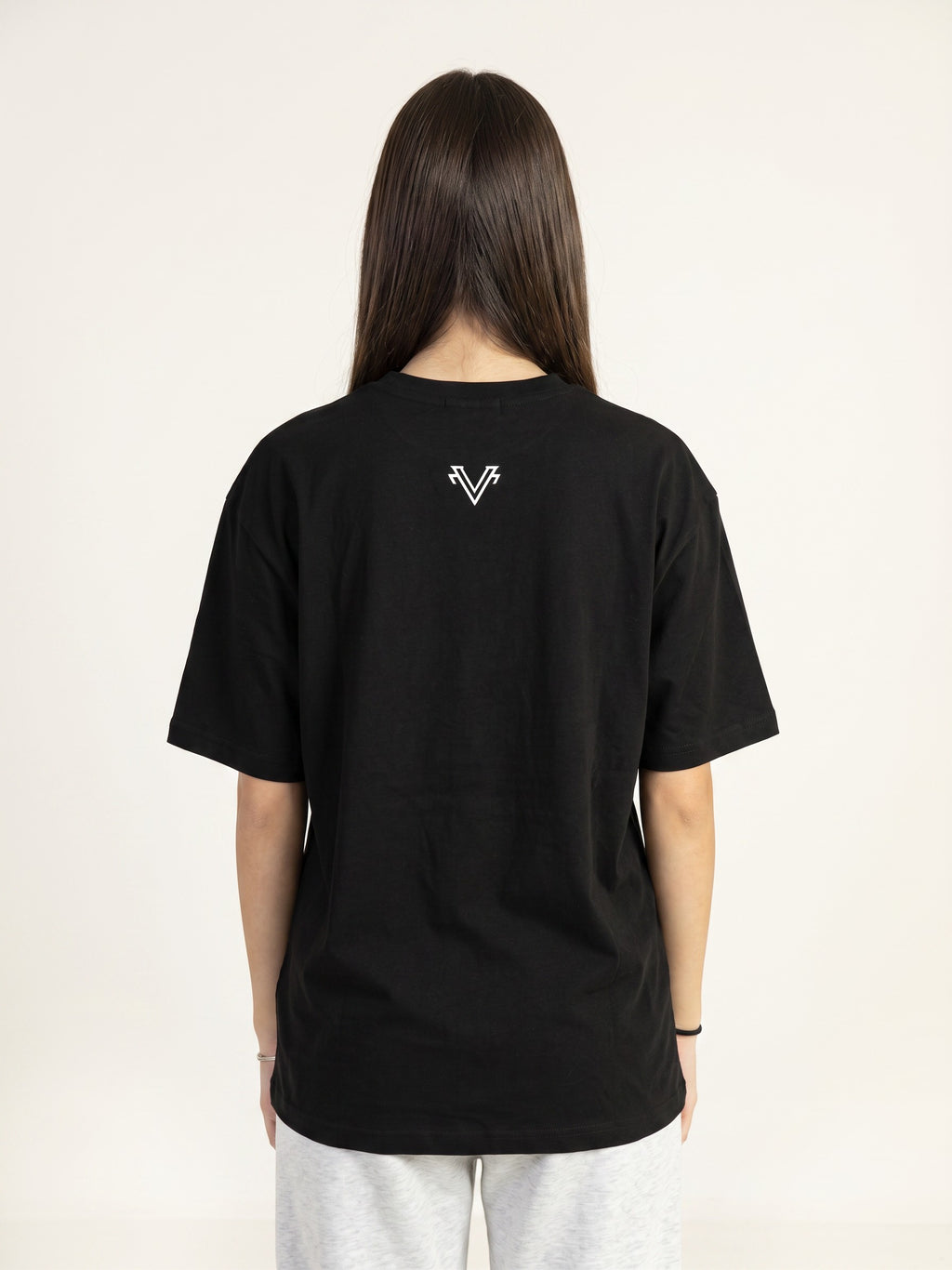 I can't oversized black T-shirt